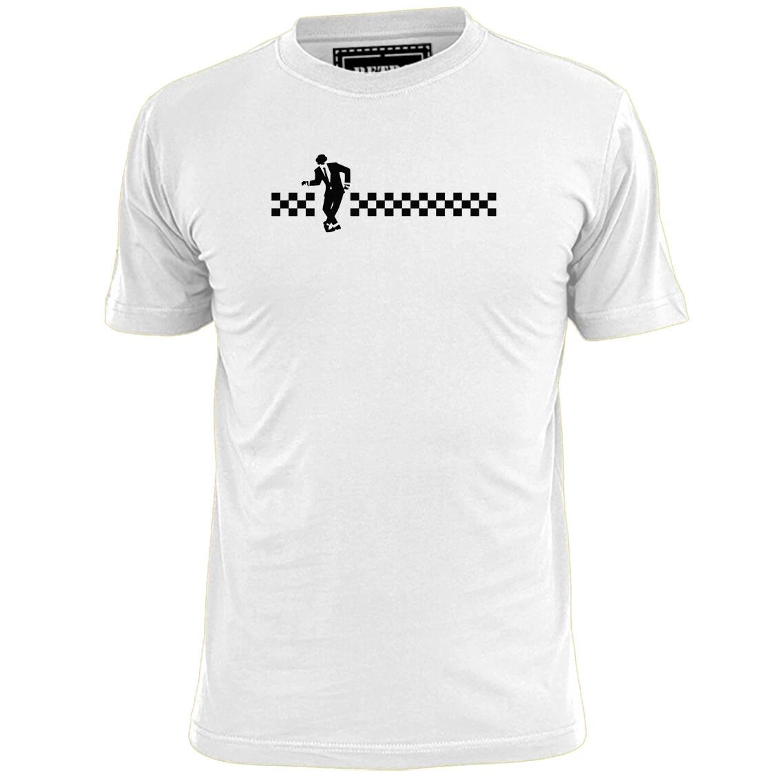 Mens Dancing Rudeboy 2 Tone Ska T shirt Specials Madness Hall Rude Boy 4XL
