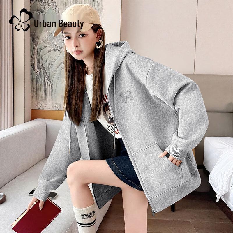 

Women s 2026 New Style Loose Hooded Sweatshirt L
