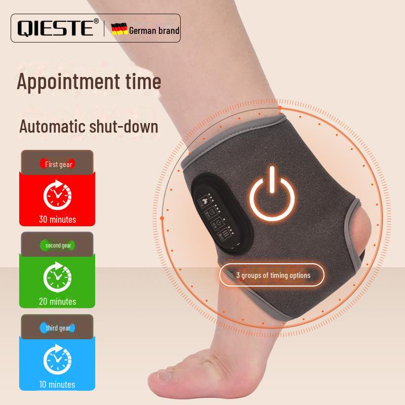 

Перезаряжаемый протектор лодыжки: Подогреваемый вибрационный массаж и интеллектуальный контроль температуры One Size