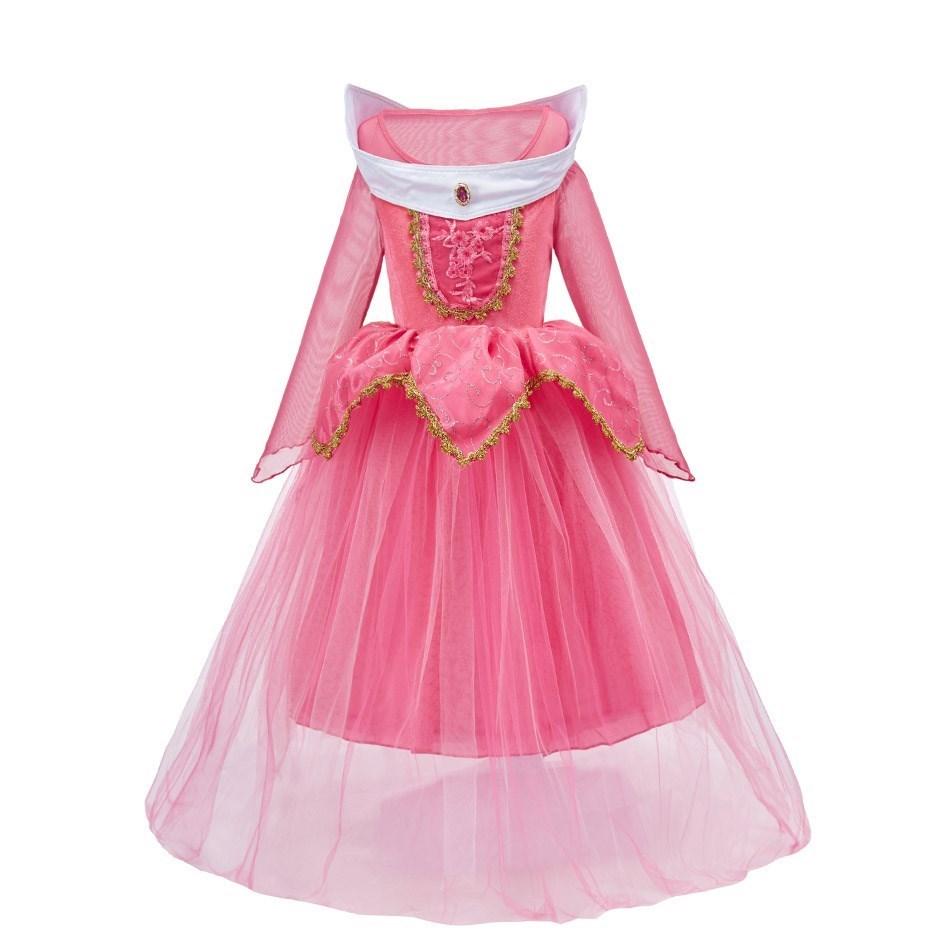 Little Girl Cinderella Dress Rapunzel Belle Halloween Costume Kid Birthday Party Christmas Fancy Evening Dress 2-10 Years