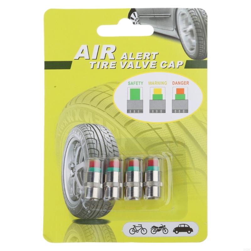 Leak Proof Tire Pressure Valves Caps Detection With Digital Display Gauge Alerts Fit for Car Safety Monitoring