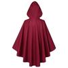 Halloween Retro Hooded Cape Medieval Shawl Costume for Adults