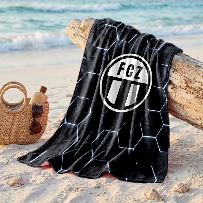 Asciugamano da Spiaggia in Microfibra con Stampa FC Zürich Asciugatura Rapida Assorbente Grande Asciugamano per Spiaggia Nuoto Viaggio
