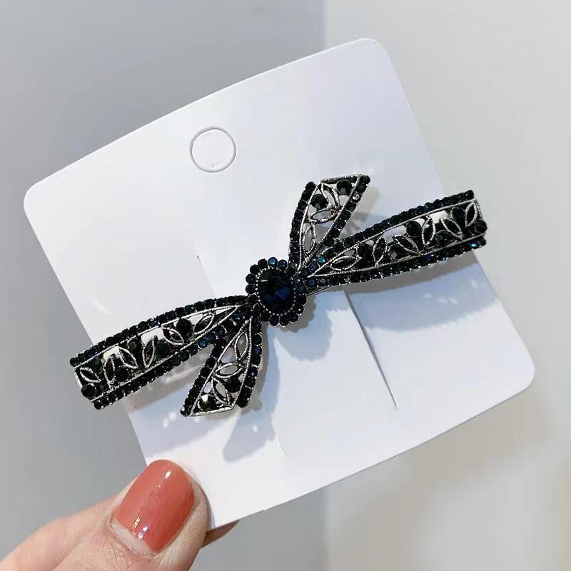 Classic Retro Korean Style Butterfly Hair Spring Clip - Hot Selling Internet Celebrity Bangs Clip