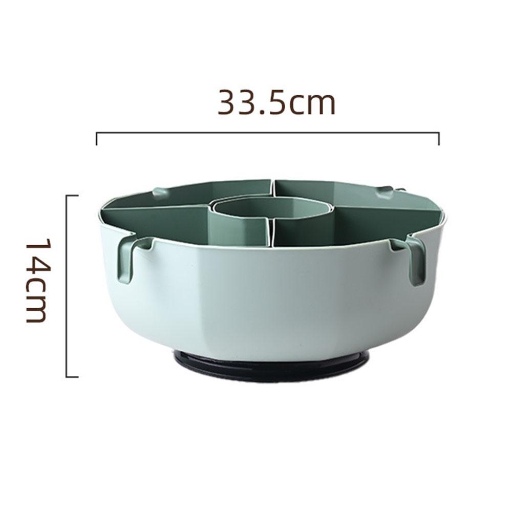 Double Layers Hot Pot Drain Basket Large Capacity Vegetable Container For Home