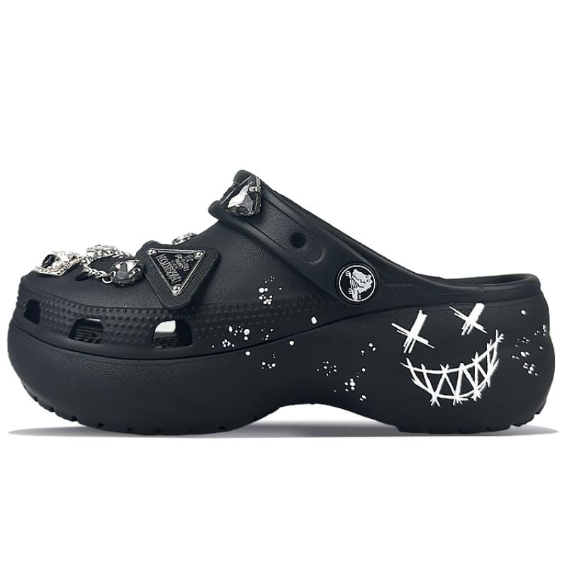 

Crocs Классические сабо на платформе BNK Clogs Женские Черные 34-35 чёрный