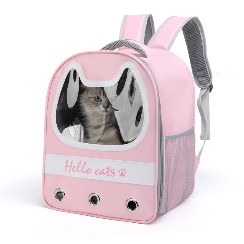 Portable Pet Carrier Backpack Cats Small Dogs - Oxford Fabric Soft Medium Hardness 25L Capacity 3-5kg Weight Range
