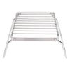 Camp Grill with Foldable Legs Stainless Steel Portable Camping Stove Grill Rack Campfire Stand for