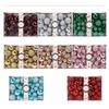 42Pcs Creative Electroplated Christmas Hanging Balls Christmas Tree Pendants  Photographic Props