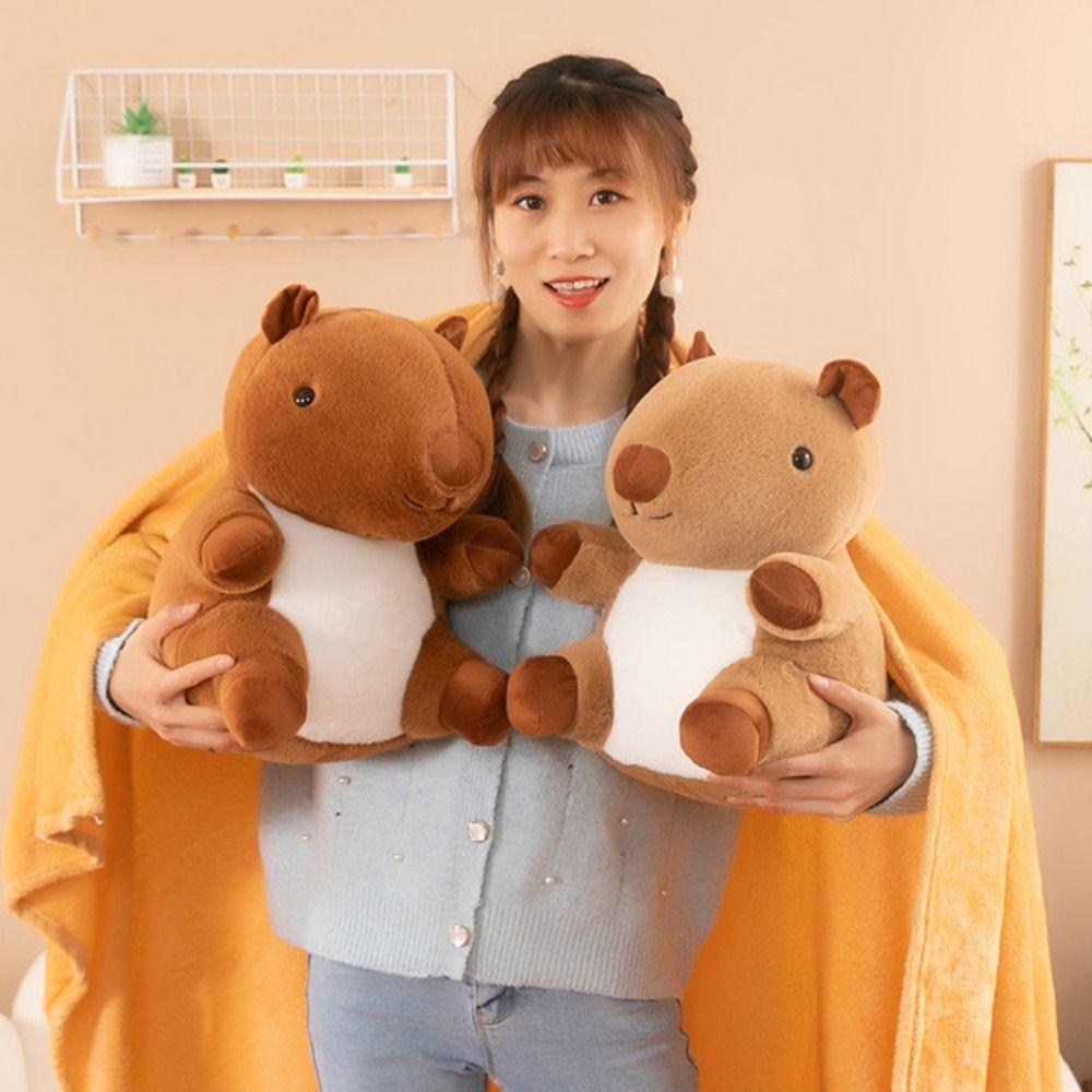 Cute Doll French Fries Capybara Plush Toy Simulation Capybara Plush Doll  Birthday Gift
