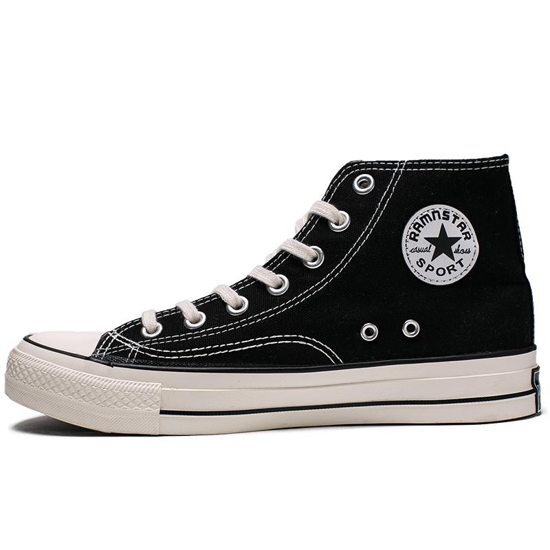 black canvas shoes size 6