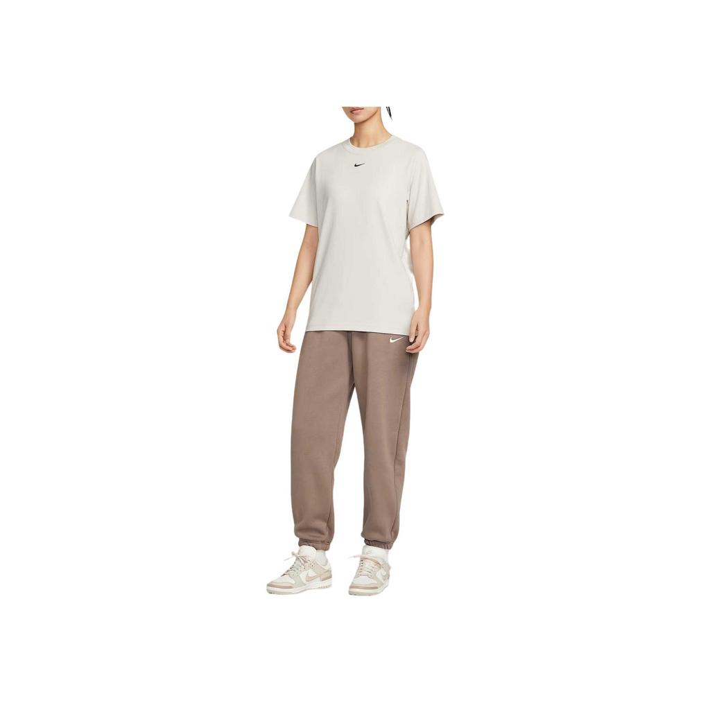 Nike Sportswear Pullover Short Sleeve Solid Round Neck Regular T-Shirt Women Tops FD4150-072