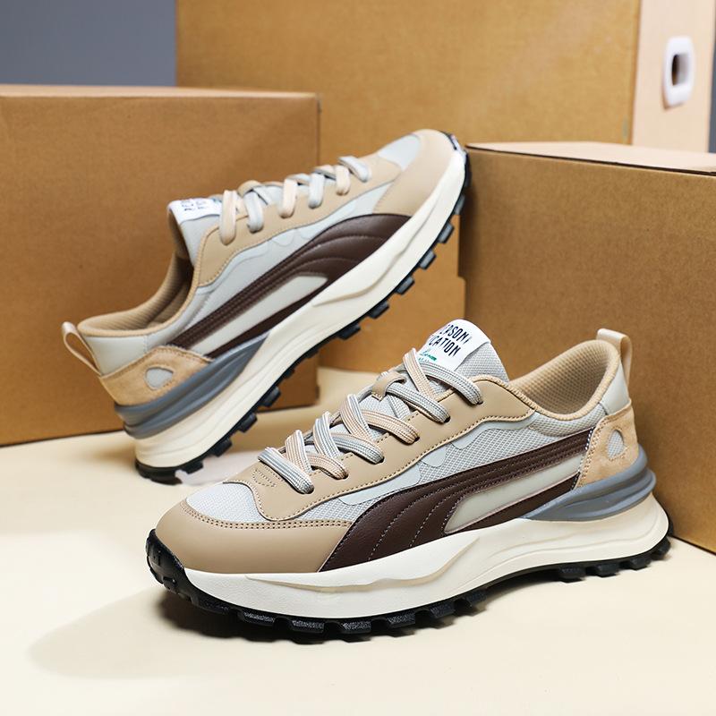 

2024 мужские всесезонные высококачественные кроссовки на толстой подошве, кроссовки для повседневной носки, спортивные кроссовки, сетчатые дышащие мужские кроссовки, прямая трансляция Douyin 44