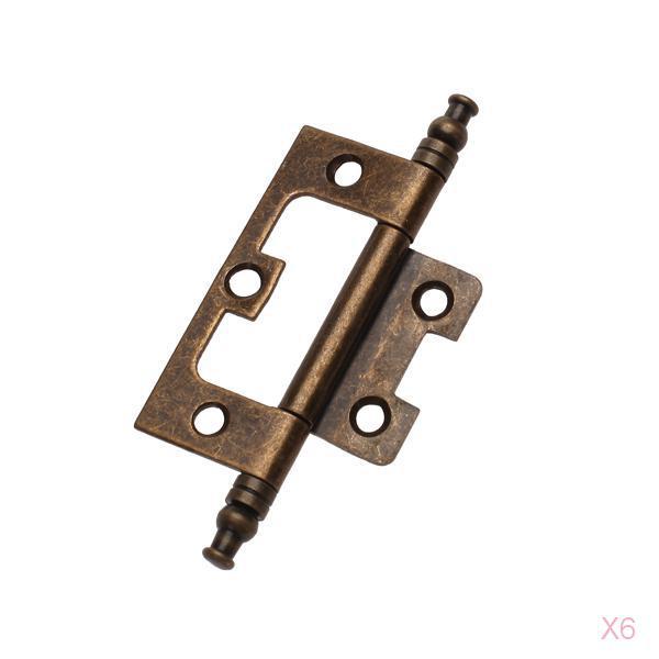6x Bronze Finial Hinge for Cabinet Door
