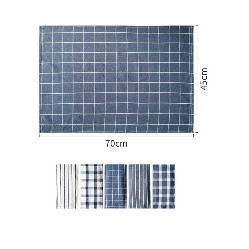 2PCS Home Assorted Flat Kitchen Towels Ultra Absorbent Soft Dish Towels Perfect Dishtowel for Cooking Cleaning, and Drying Hands