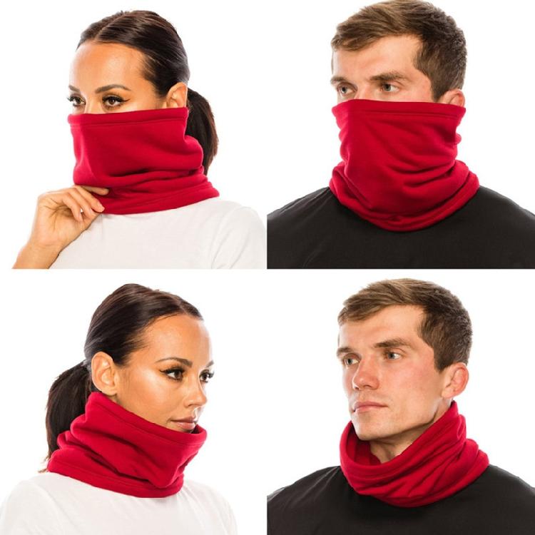 Unisex Polar Fleece Neck Warmer Windproof Winter Gaiter Cold Weather Face Mask