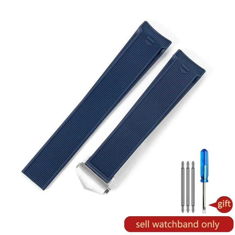 

Для Tag Heuer Concept F1 22мм Силіконовий Ремінець з Складною Застібкою з Інструментом Годинникові Ремінці Racing 300 Tiger Calila Arc Гумовий Замінний Ремінець для Годинника 22mm