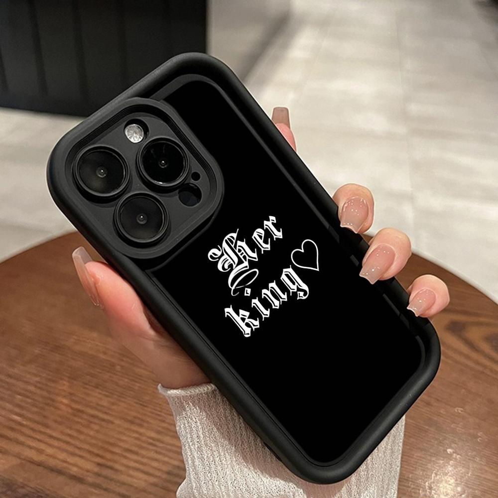 LZ29 Husă de telefon din silicon pentru cuplu coroană regină rege pentru Xiaomi 11 Lite 5G 14T Redmi 14C 13C A3 Note 12 11 9 10 13 Pro Plus Husă spate rezistentă la șocuri