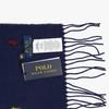 Polo Ralph Lauren Pony Embroidered Fringe Muffler Pc1315 410