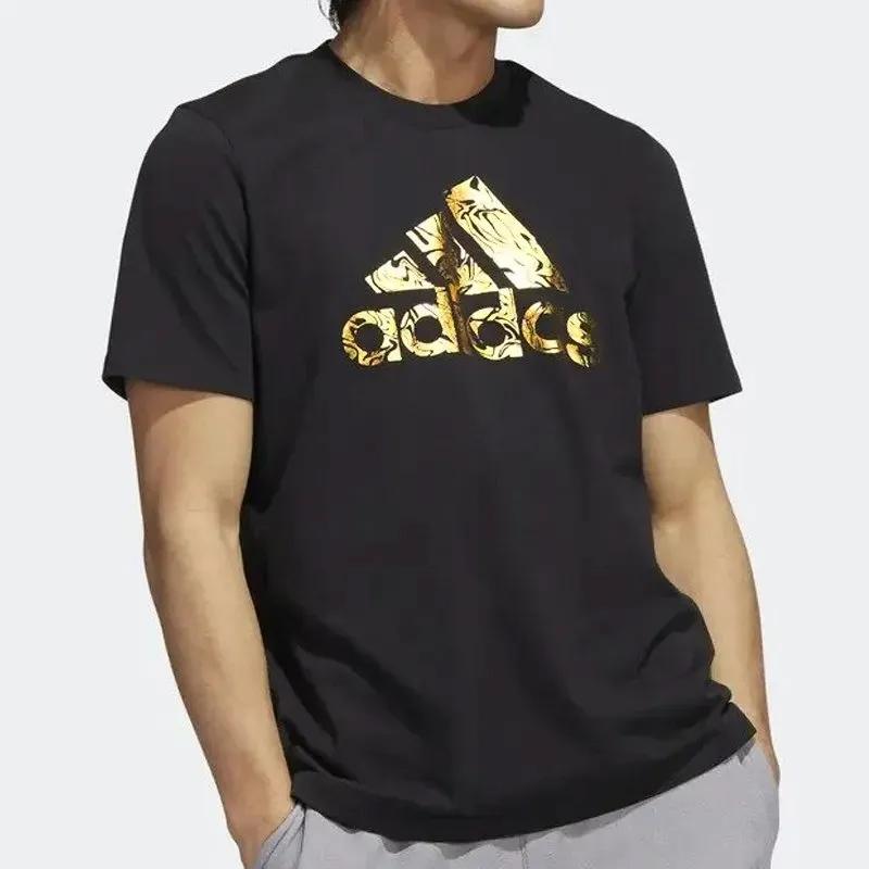 Adidas maglietta nera t-shirt uomo Foil HK9157 S