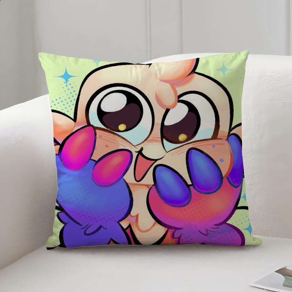 Game Dandys World Cushion Cover Printed Decorative Cushion Dakimakura Cover 45x45 50x50 For Home Room Sofa Pillowcase