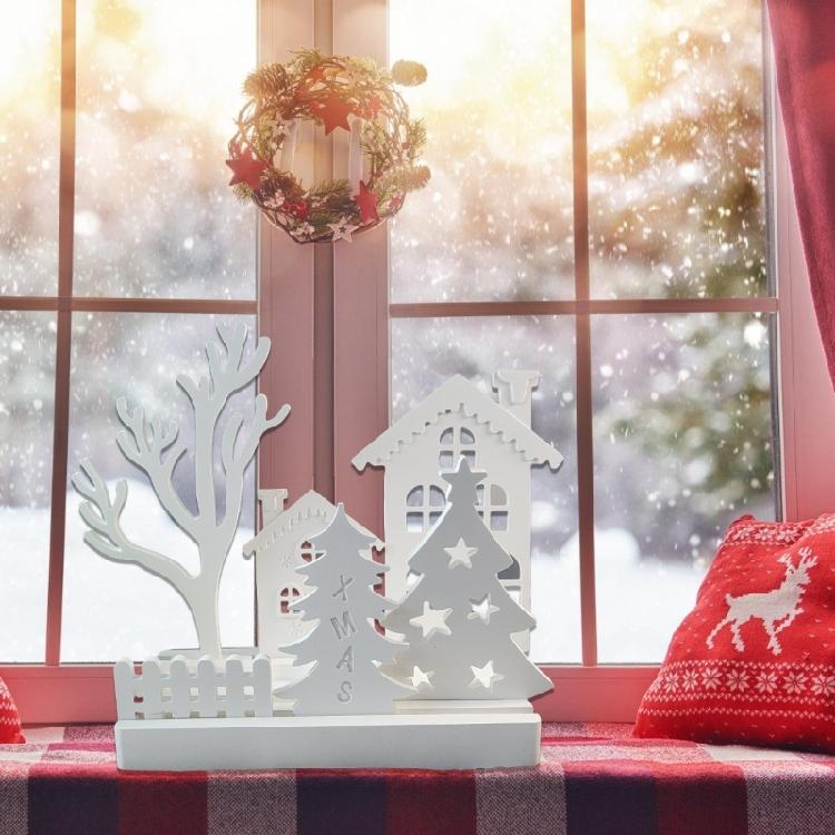 Weihnachtsbaum Kerzenhalter Silikonformen Haus Kerzenständer Form Bastelbedarf Gipsformen für Tischdekorationen