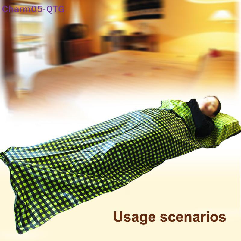 Sacco a Pelo da Viaggio Ultraleggero Sacco a Pelo per Adulti Rivestimento Interno Portatile Isolamento Letto Sporco di Hotel Indoor