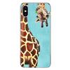 Søtt Tegneserie Giraff Dyr Deksel Telefondeksel For Apple iPhone 11 12 13 14 Pro 7 XR X XS Max 6 6S 8 Plus + Mini 5 SE Trykk Mykt