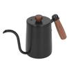 600ml 20oz Pour Over Coffee Kettle Pour Over Kettle Gooseneck Spout Coffee Tea Pot with Wood Handle