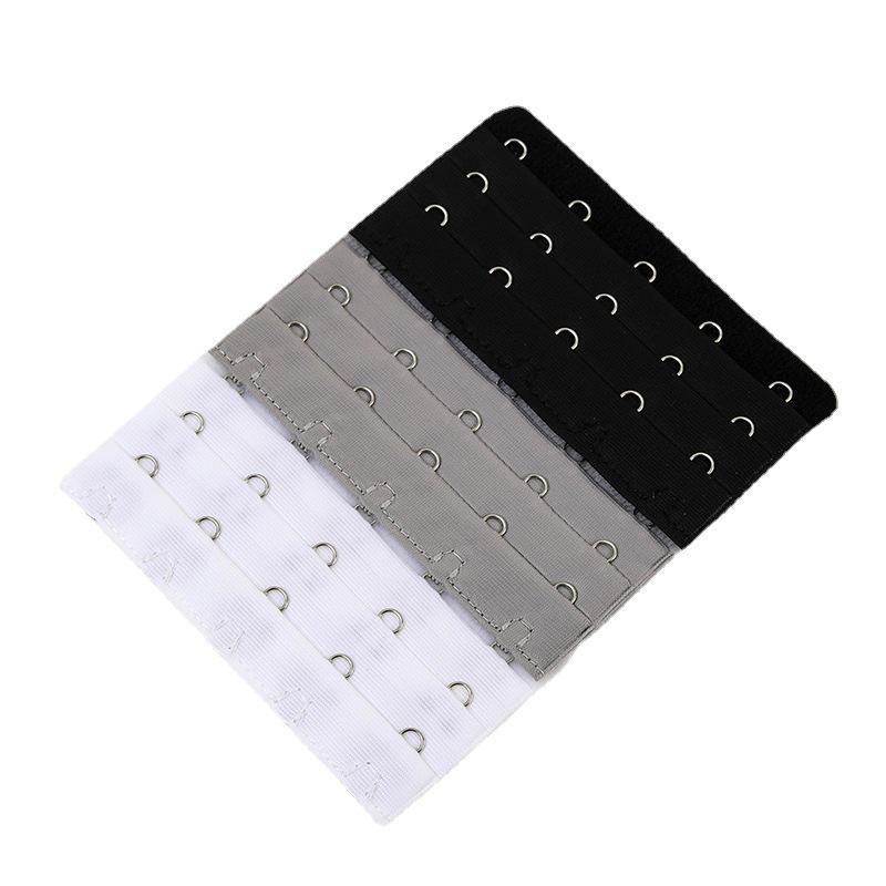 Fünfreihiger Drei-Knopf-BH-Verlängerer aus Edelstahl für verstellbare große Größenpassform