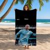 Football Player Erling Haaland Towel Beach Towel Quick Dry Sand Free Bath Towel for Summer Pool Travel Vacation