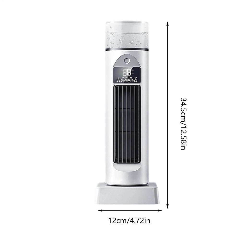 111 Degree Oscillating Fan Tower Fan 6-Speed Bladeless Silent Summer Blower With Water Tank For Bedroom For Dorm Kitchen Office