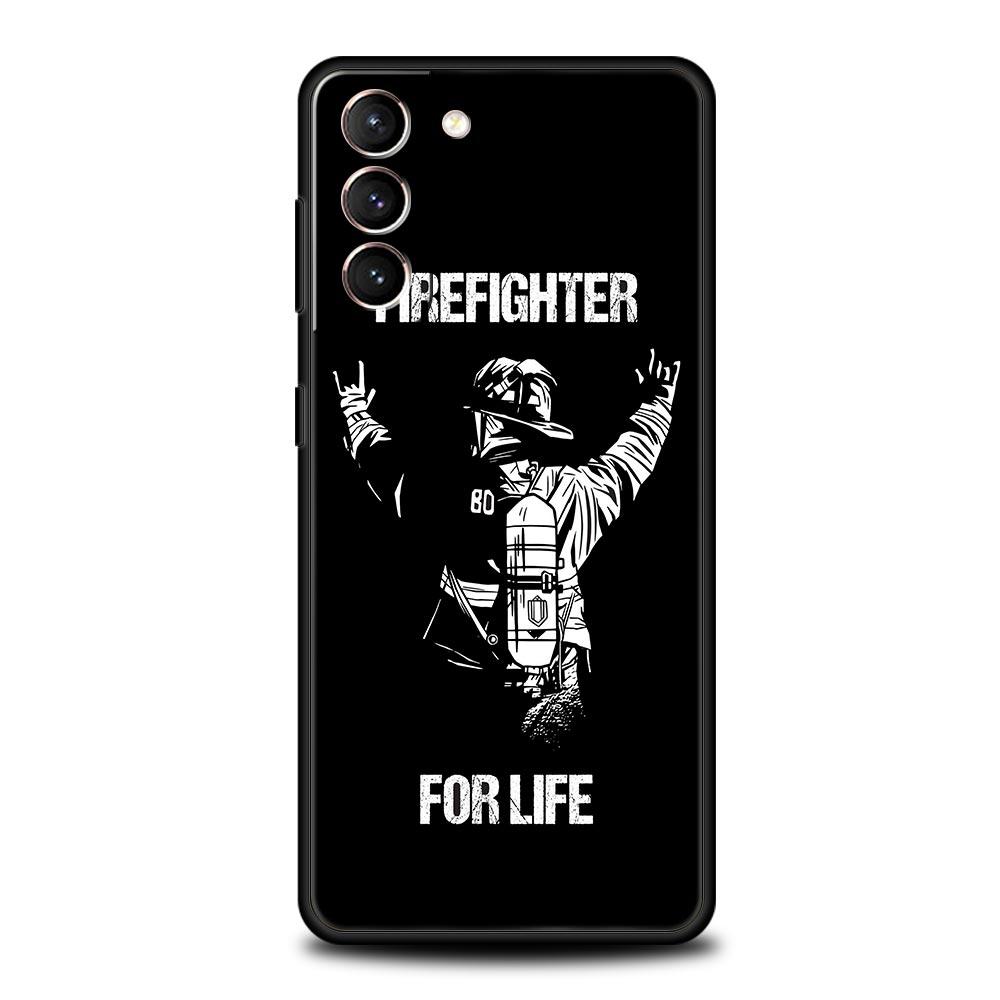 

Чехол для телефона Firefighter Heroes Fireman для Samsung Galaxy S24 S23 S22 5G S20 Ultra S21 FE S10 S9 Plus S10E S8 Lite 20, мягкий чехол Samsung S10e