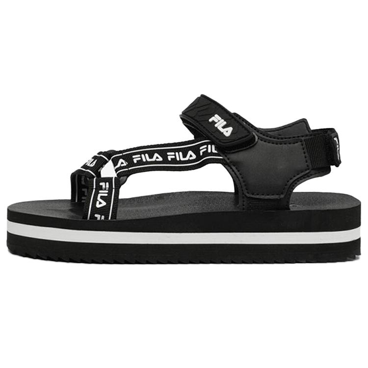 FILA Tomia Tapey Tape Sandals One Strap Sandals Unisex Black 1SM00738_001