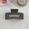 13cm Extra Großer Mattierter Eckiger Krallenclip - Vielseitiges Haaraccessoire