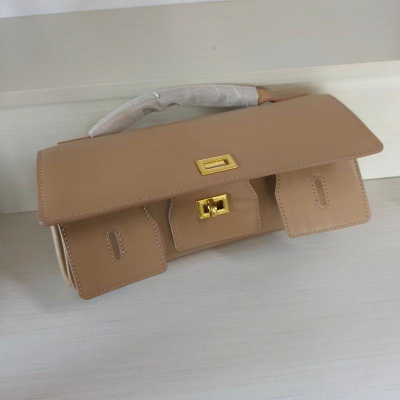 New Lock Small Square Bag Women's Luxury Genuine Leather Handbag Classic Black Brand Design Shoulder Bag Ladies Crossbody Bag