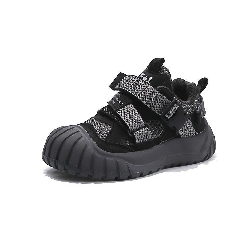 

Kids Spring Sports Shoes: Boys Mesh Runners & Girls Trendy Dad Shoes Size 30 - 19.4 cm чорний