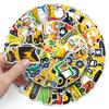50 Engineering Car Doodle Personality Cartoon Children's Reward DIY Skateboard Suitcase Stickers Waterproof