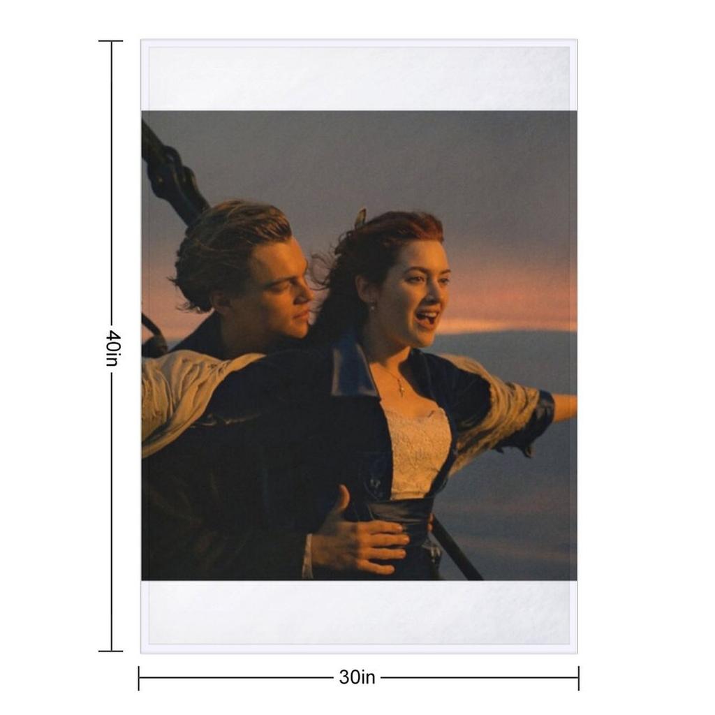 Leonardo Di Caprio Titanic Throw Blanket Cute Moving Christmas Decoration Large Blankets