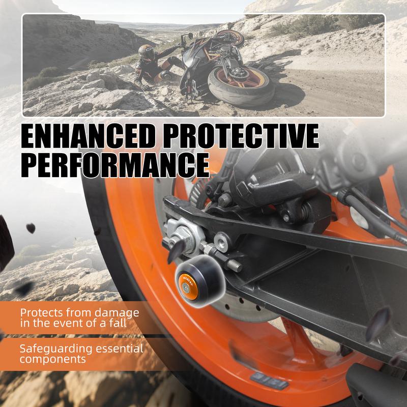 For 2025 KTM 390 Adventure R/X Motorcycle Falling Protection Front/Rear Wheel Axle Sliders for KTM 390 Duke 250 Duke 2024-2025