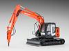 Hasegawa Hitachi Construction Machinery Hydraulic Excavator ZAXIS135US Hydraulic Breaker Specification Machine Plastic Model 66109 1/35