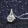 Collarbone Chain One Carat Moissanite Necklace Versatile Pendant Japanese and Korean Jewelry