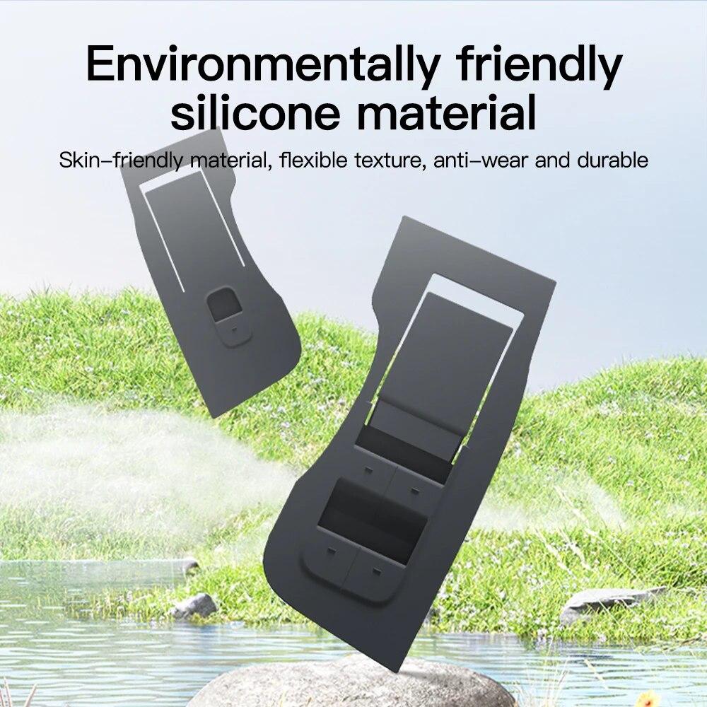 YZ For Tesla Model 3 Model Y 2017- Car Window Switch Button Decoration Sticker Door Button Sticker Interior Accessories