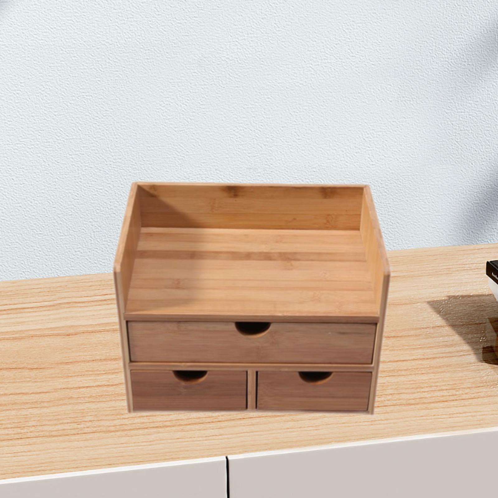 Desktop Storage Drawer Space Saving Toiletries 3 Drawers Document Storage Case Bathroom Sundry Container Desktop Drawer Storage