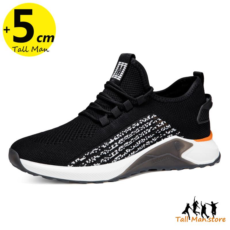 Sneakers  Man Lift Elevator Sports Height Increase Shoes Insole 7cm Leisure Fashion Men