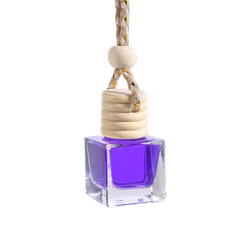 Hanging Car Air Freshener Auto Interior Decoration 8ml Oil Diffuser Perfume Aromatherapy Pendant Glass Bottle Fragrance Ornament