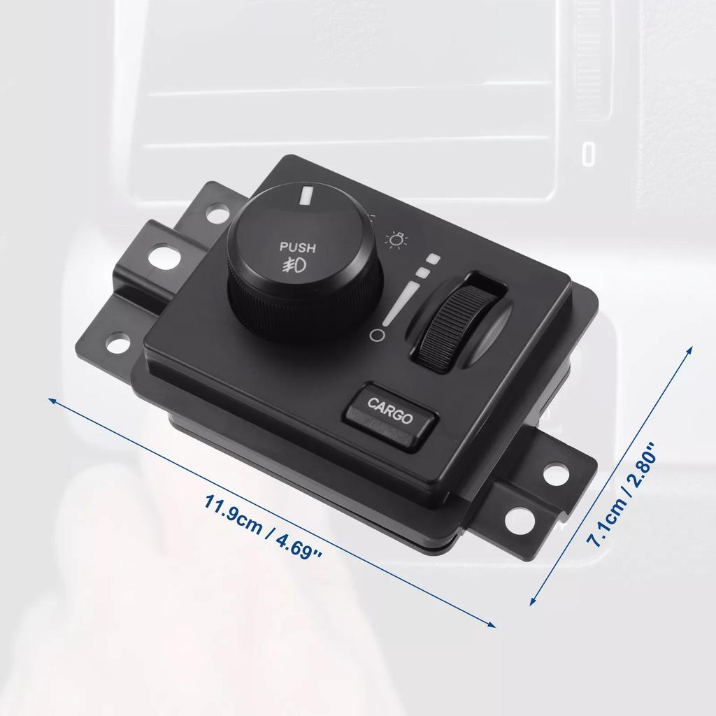Automotive Dashboard Lighting Control Switch 56049637AC 56049637AD SW5317 Suitable for 1500 2500 3500 4500 5500 HLS1349