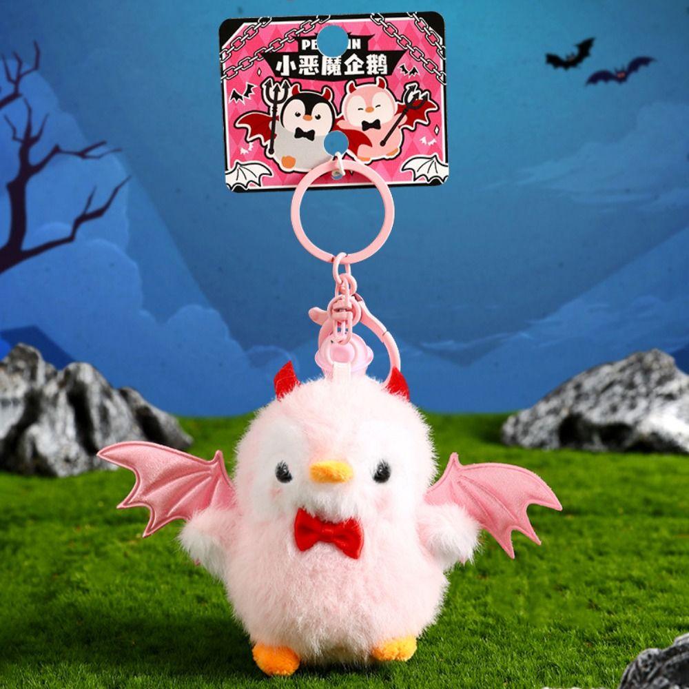 Fluffy Plush Penguin Keychain Collection Soft Stuffed Animal Keyring  Birthday Parties