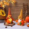 Festival Harvest Decoration Pumpkin Maple Leaf Faceless Old Man Doll Ornament Soft Toy For Autumn Themed Decorations