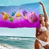 Sunny B-bunnies Anime Beach Swimming Towel Soft Absorbent Washcloth Children's Gifts For Kids Travel Camping Gym